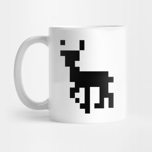 deer animal sillhouette pixel Mug